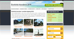 Desktop Screenshot of exdovolena.cz