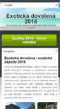 Mobile Screenshot of exdovolena.cz