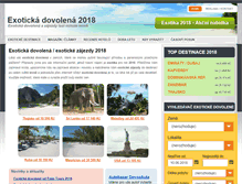 Tablet Screenshot of exdovolena.cz